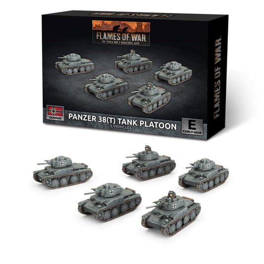 FOW German Panzer 38(t) Platoon
