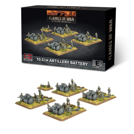 FOW German 10.5cm Artillery Battery