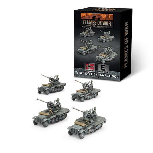 FOW German Sd Kfz 10/4 (2cm) Light AA Platoon