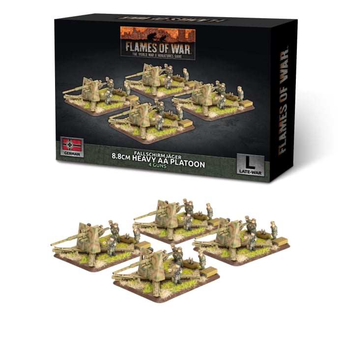 FOW Fallschirmjäger 8.8cm Heavy AA Platoon