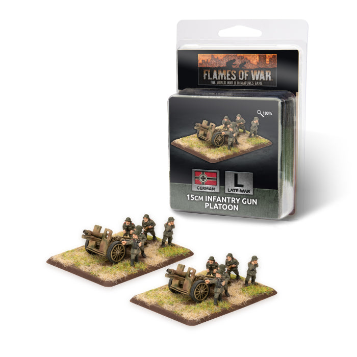Flames of War German 15cm Infantry Gun Platoon