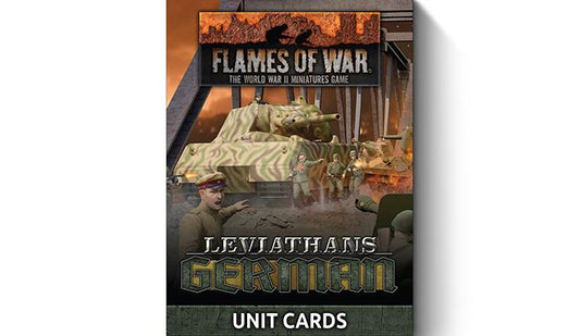 Late War Leviathans German Unit Cards
