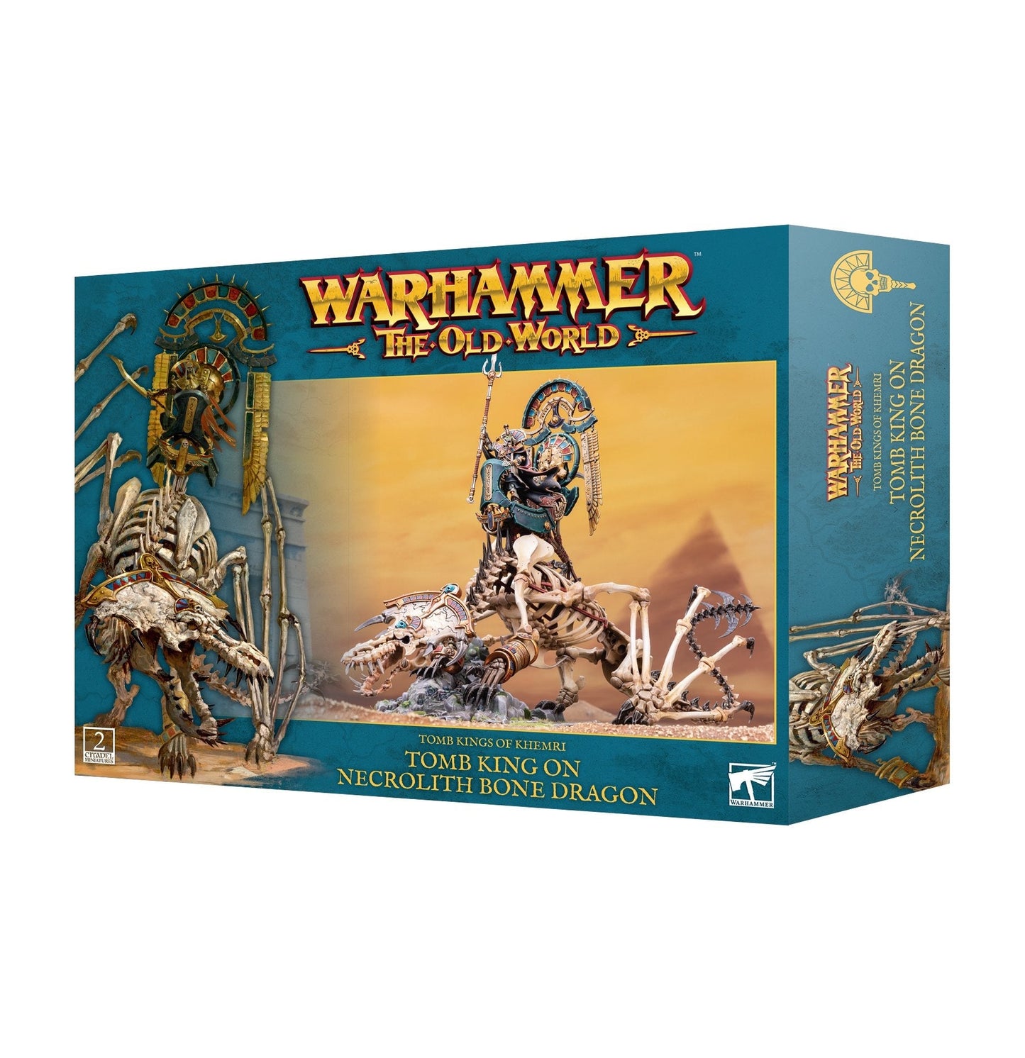 Tomb King On Necrolith Bone Dragon Old World
