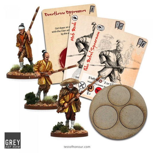 Test of Honour Ikko Rebel Spearmen 28mm Wargame Miniatures