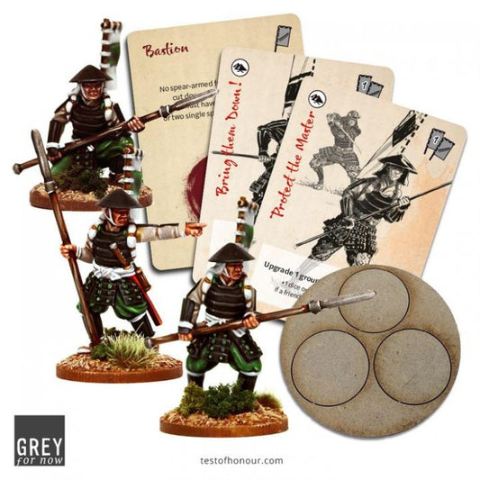 Test of Honour Ashigaru Spearmen 28mm Wargame Miniatures