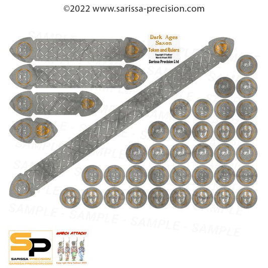 Saga Dark Ages Saxon Measuring Sticks and Tokens
