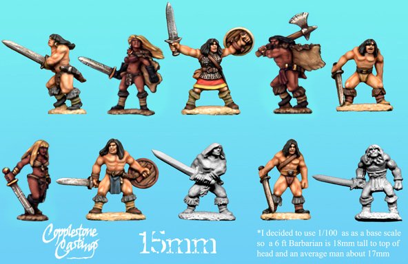 Copplestone 15mm Barbarian Heroes FM01