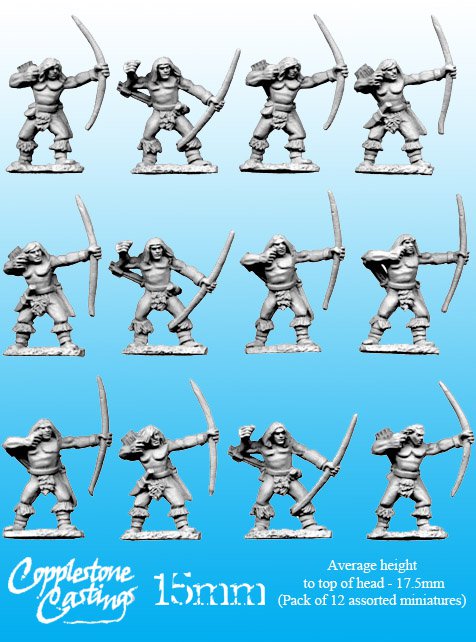 Copplestone 15mm Barbarian Archers FM11