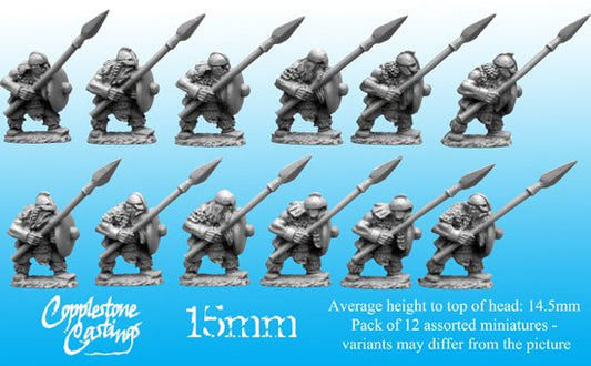 Copplestone 15mm Dwarf Spearmen FM15