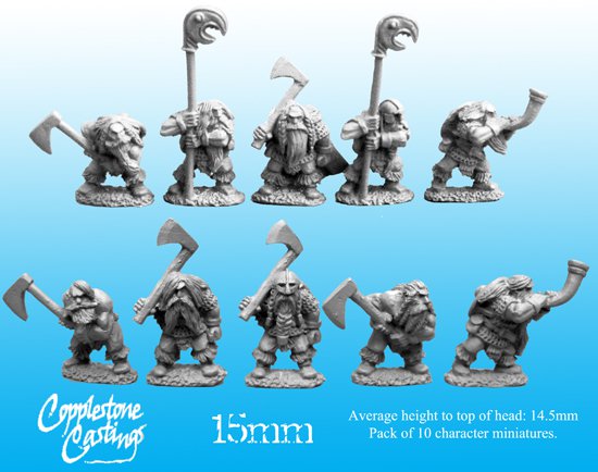 Copplestone 15mm Dwarf Command FM16