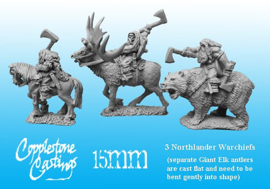 Copplestone 15mm Northlander Warchiefs FM19