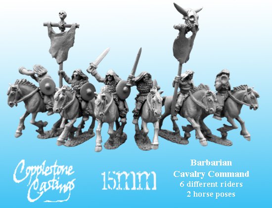 Copplestone 15mm Barbarian Cavalry Command FM23