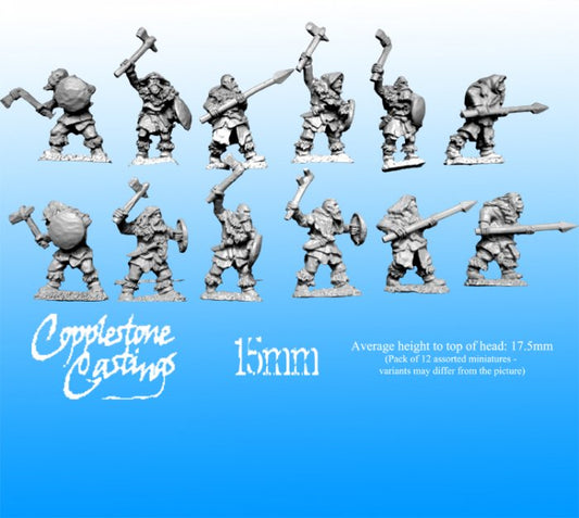 Copplestone 15mm Ice Tribe Warriors FM25