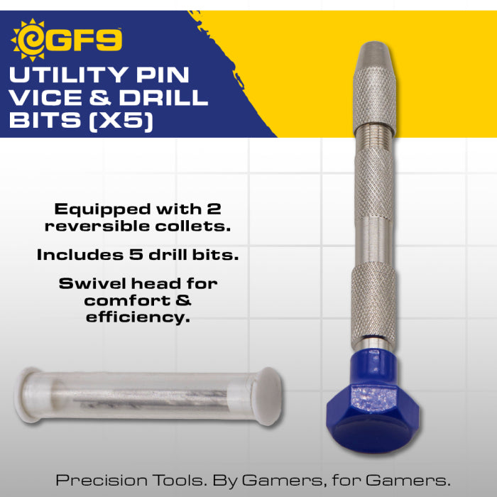 GF9 Utility Pin Vice & Drill Bits
