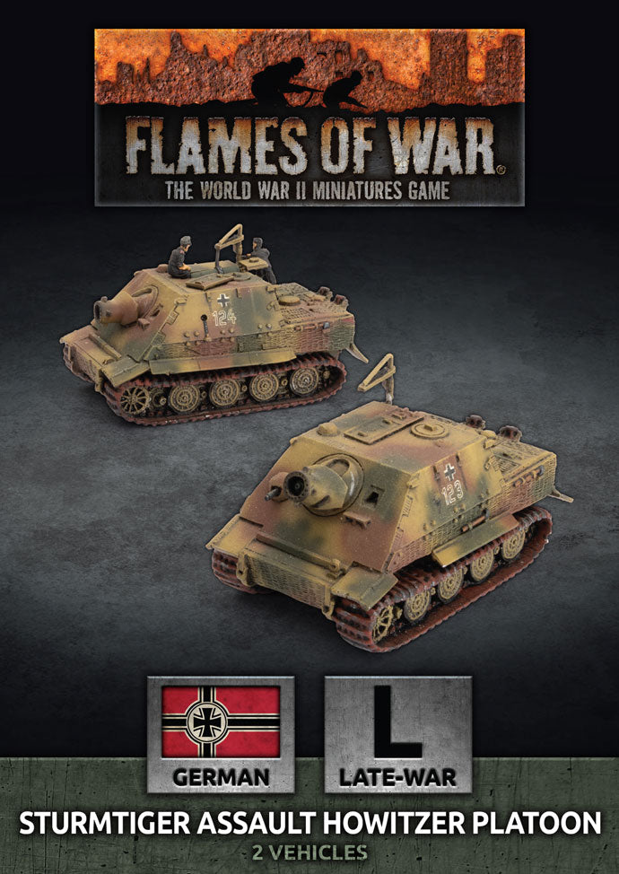 FOW German Sturmtiger Assault Howitzer Platoon (2x)