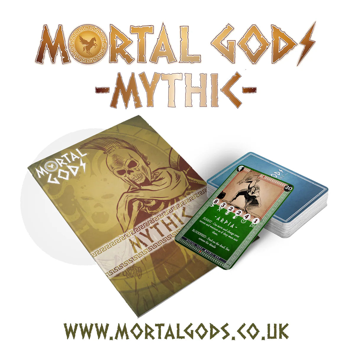 Footsore Mortal Gods Hera Cards Deck