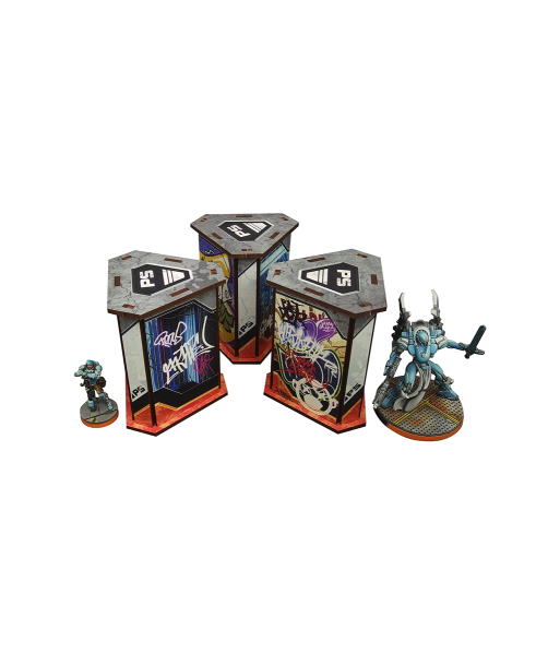 Precinct Sigma Newsstands 28mm Scale (3)