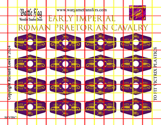 Battle Flag Victrix Early Imperial Roman Praetorian Cavalry 1 Decals 28mm Wargame