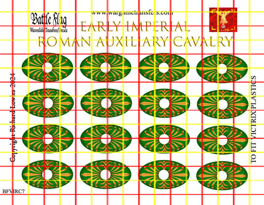 Battle Flag Victrix Early Imperial Roman Auxiliary Cavalry 7 Decals 28mm Wargame