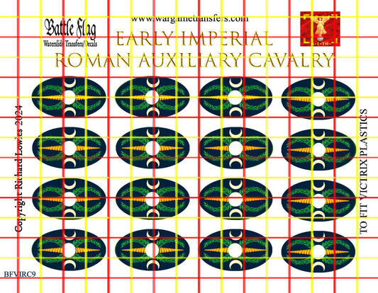 Battle Flag Victrix Early Imperial Roman Auxiliary Cavalry 9 Decals 28mm Wargame