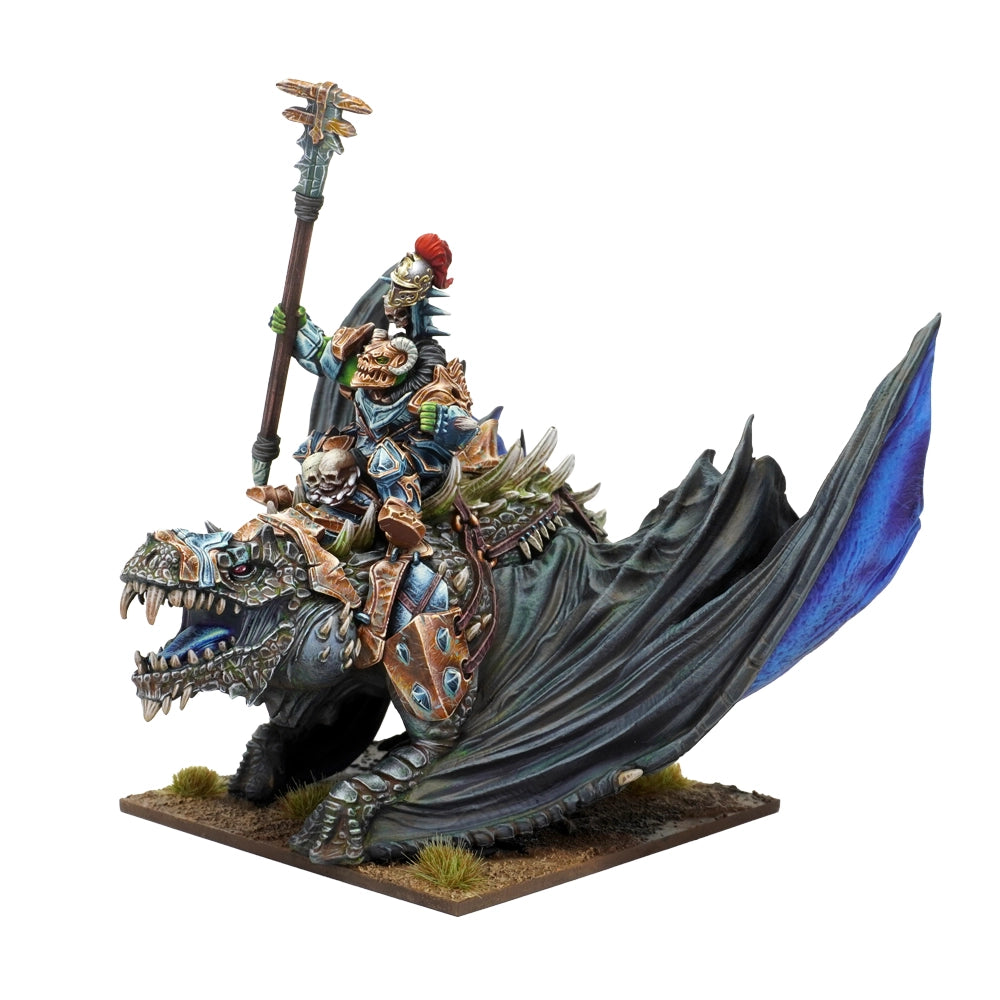 Mantic Vault Kings of War Riftforged Orc Stormbringer on Winged Slasher 3D Print KoW