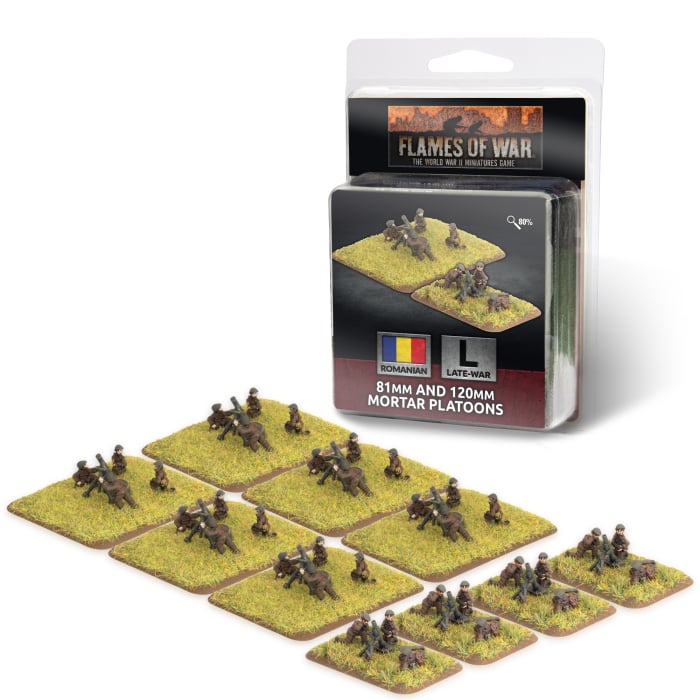 FOW Romanian 81mm and 120mm Mortar Platoons