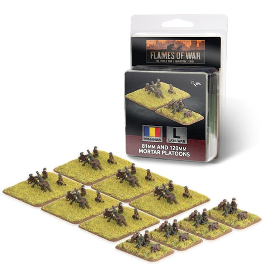 FOW Romanian 81mm and 120mm Mortar Platoons