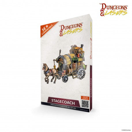 Stagecoach Set Miniature Pack Dungeons & Lasers Clearance