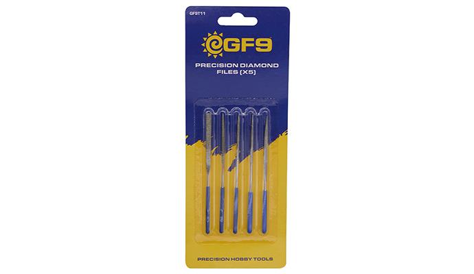 GF9 Precision Diamond Files (x5)