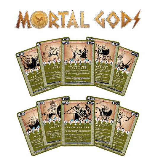 Footsore Mortal Gods Thrakian Roster & Gift Card Set