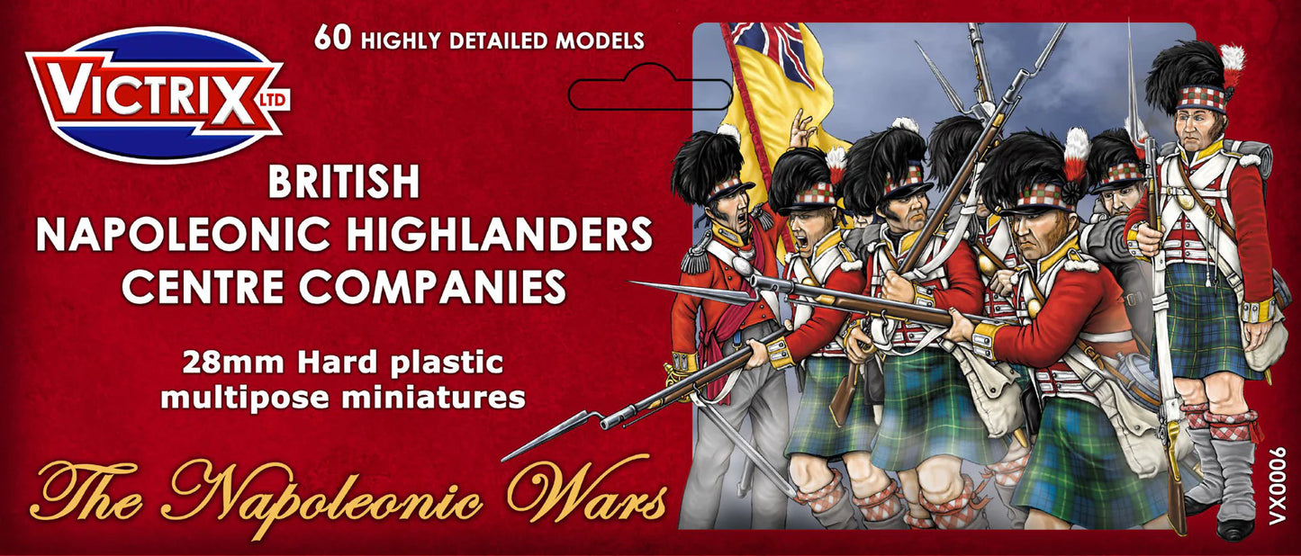 Victrix British Napoleonic Highlanders Centre Companies VX0006T