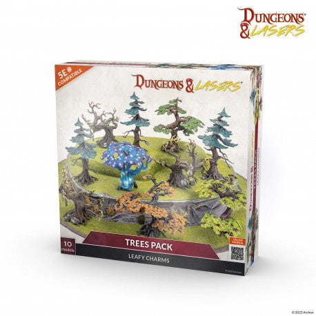Leafy Charms Trees Miniature Pack Dungeons & Lasers Clearance