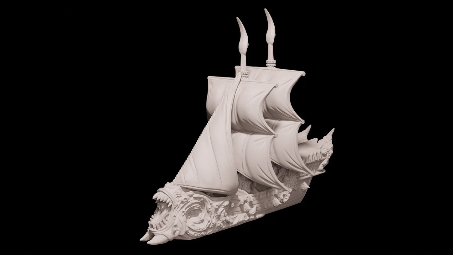 Mantic Vault Armada Twilight Kin XL Ship Butcher Wargame Miniatures