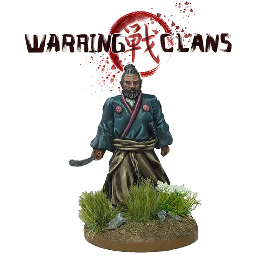 Footsore Warring Clans Walking Samurai with Katana