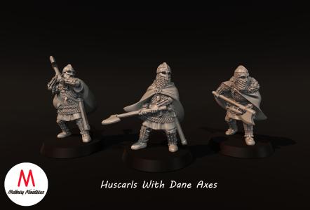 Medbury Vendel Huscarls with Dane Axe x 6