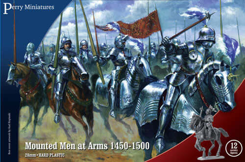 Mounted Men at Arms 1450-1500 (12 mounted figures)