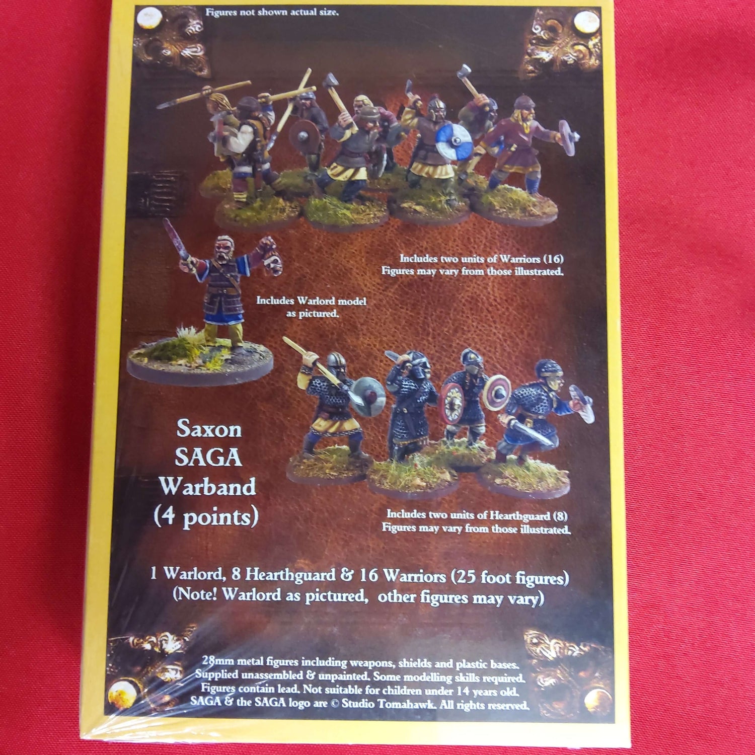 Aetius & Arthur Saxon Warband (4 points) Saga Gripping Beast