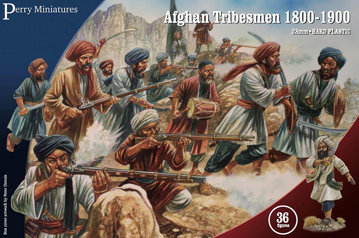 AFGHAN TRIBESMEN 1800-1900 PERRY