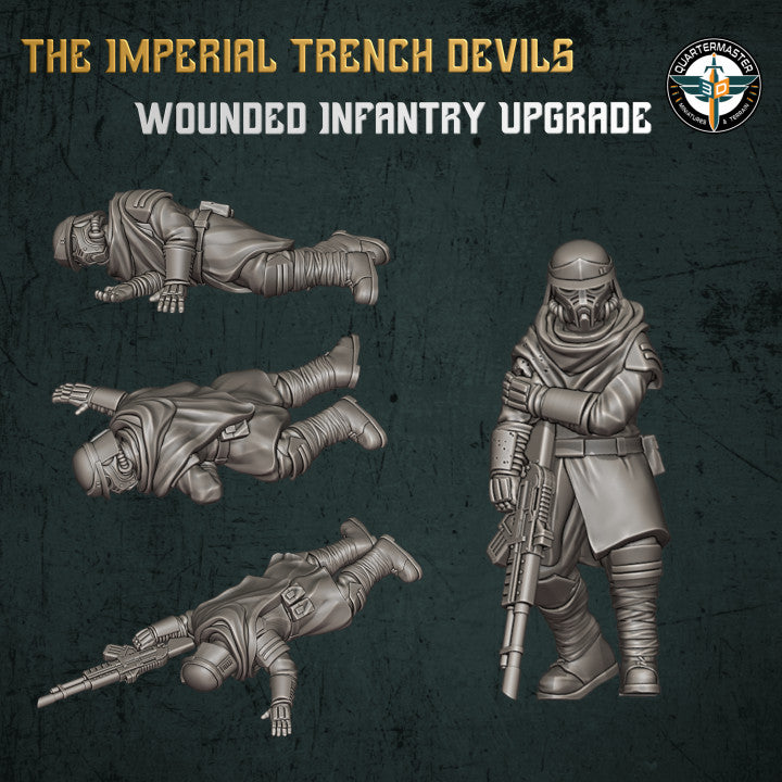 QM3D Trench Devil Wounded Infantry Upgrade x 4