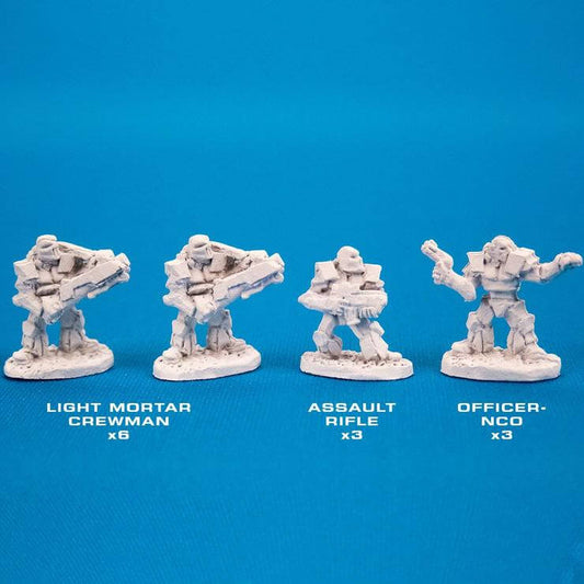 POWER ARMOR INFANTRY W/LIGHT MORTARS CAV
