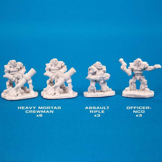POWER ARMOR INFANTRY W/MEDIUM MORTARS CAV
