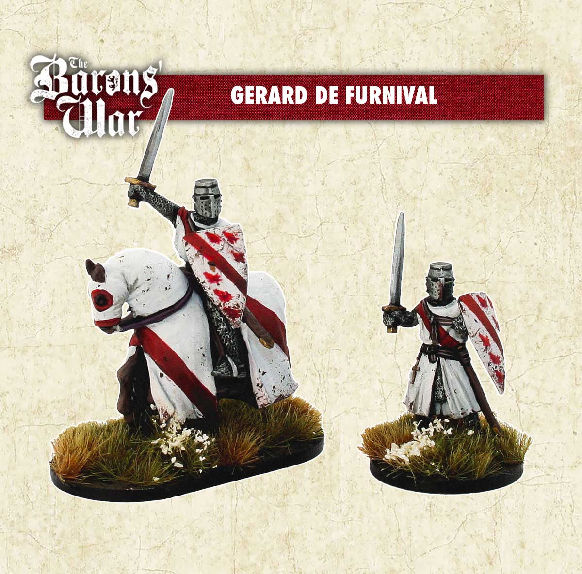 Gerard de Furnival, Lord of Hallamshire Footsore medieval historical miniatures