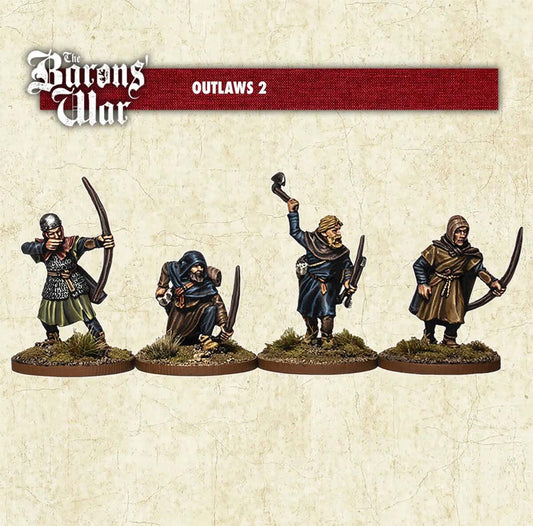 Baron's War Outlaws 2 28mm historical miniatures