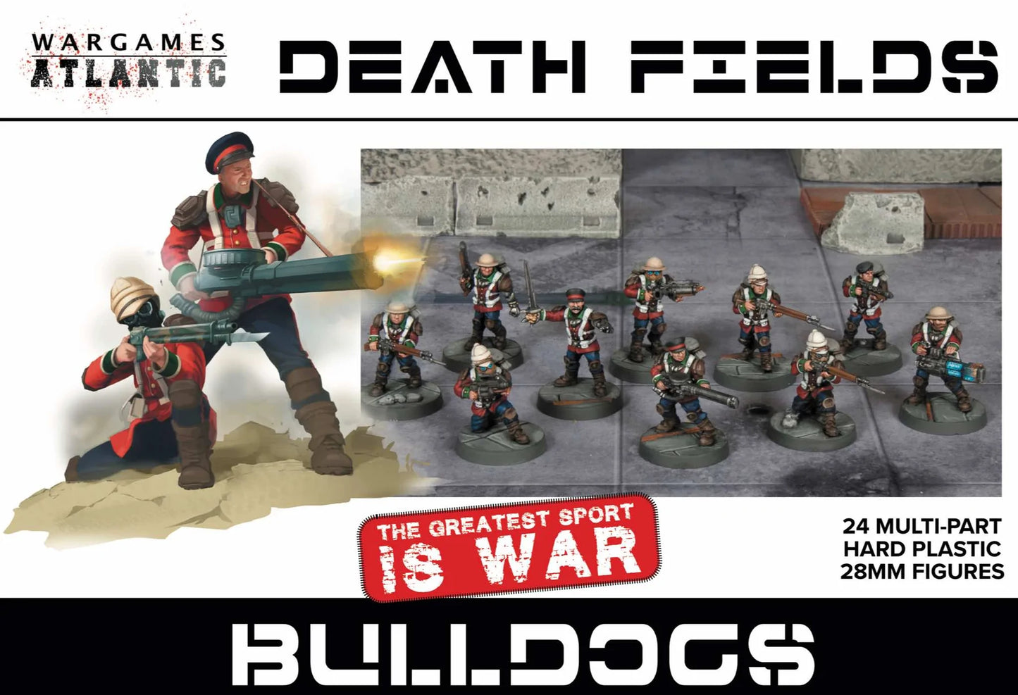 Wargames Atlantic Death Fields Bulldogs 24T