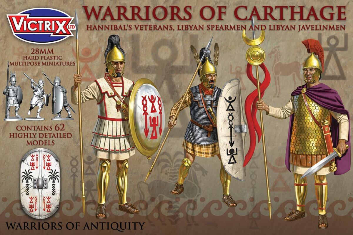 WARRIORS OF CARTHAGE VICTRIX historical wargaming miniatures