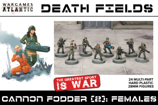 Wargames Atlantic Cannon Fodder (2): Females 24T