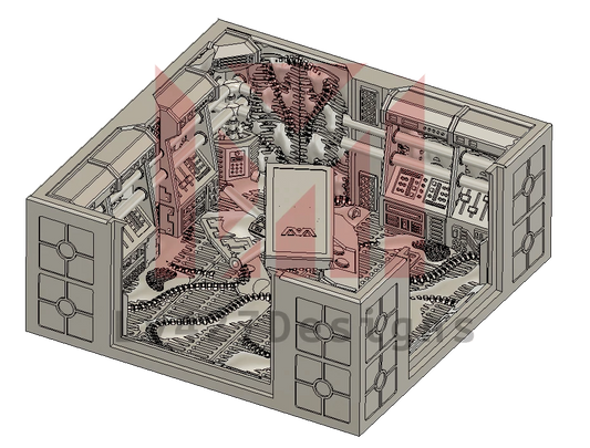 Alien Corridor 2-Way Corner by Lv-427 Designs