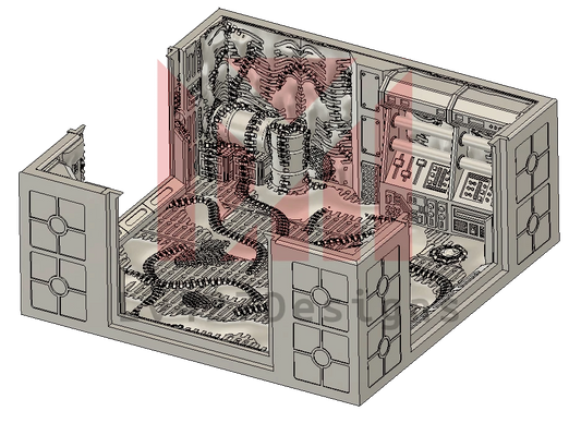 Alien Corridor 3-Way Turn by LV-427 Designs