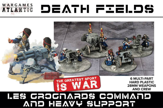 Les Grognards Command and Heavy Support Death Field Wargames Atlantic 24T