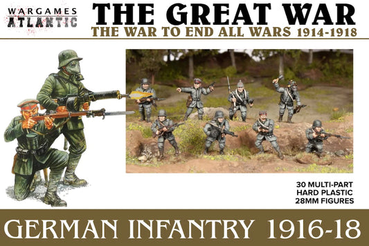 German Infantry (1916-1918) WWI Wargames Atlantic